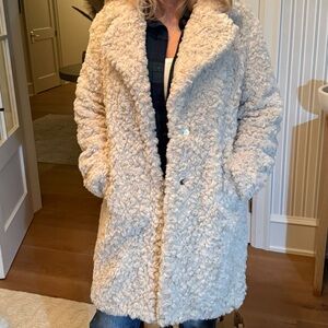Marc Cain Beige Teddy Jacket